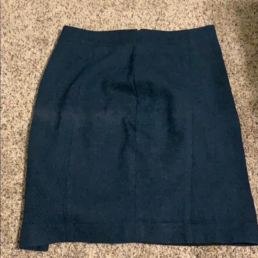 Green/Black Pencil Skirt